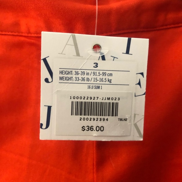 NWT Janie and jack orange shorts - Picture 3 of 3